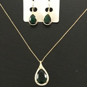 Green crystal cocktail set